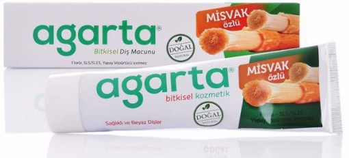 Agarta Doğal Diş Macunu Misvak Özlü 100 Ml resmi