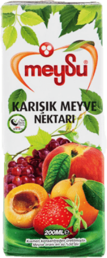 Meysu Karışık Meyve Nektarı 200 Ml resmi