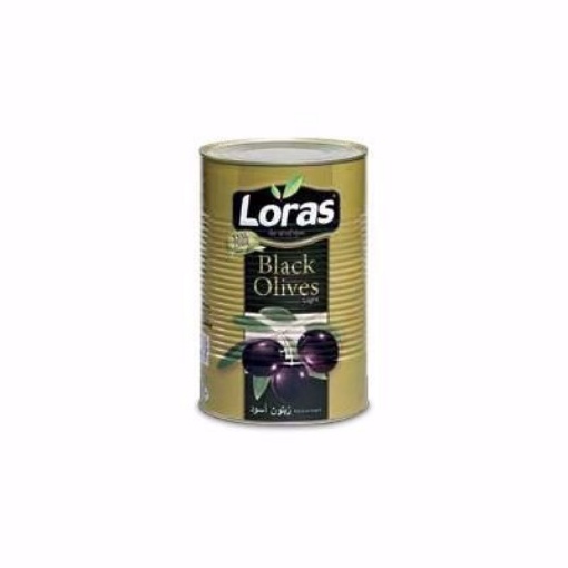 Loras Az Tuzlu Siyah Zeytin XXXL 600 Gr resmi