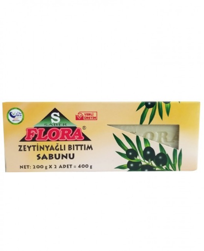 Flora Zeytinyağlı Bıttım Sabunu 2x200 Gr resmi