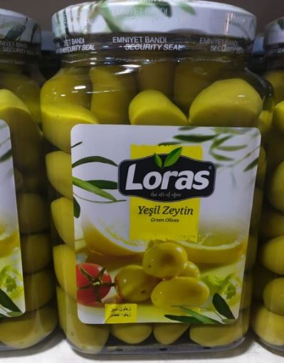 Loras Yeşil Zeytin 900 Gr resmi