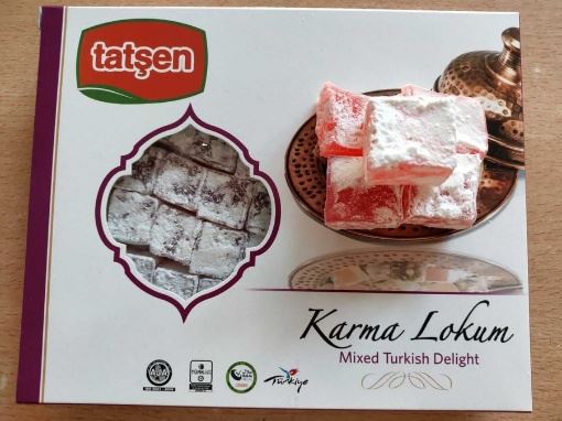 Tatşen Güllü Lokum 500 Gr resmi