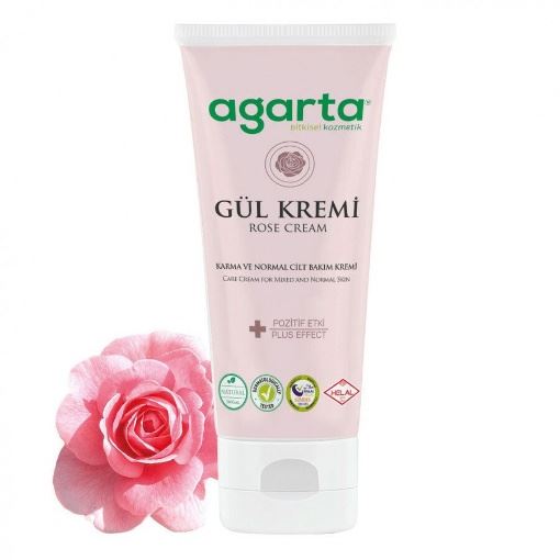 Agarta Doğal El ve Yüz Nemlendirici Gül Kremi 75 Ml resmi