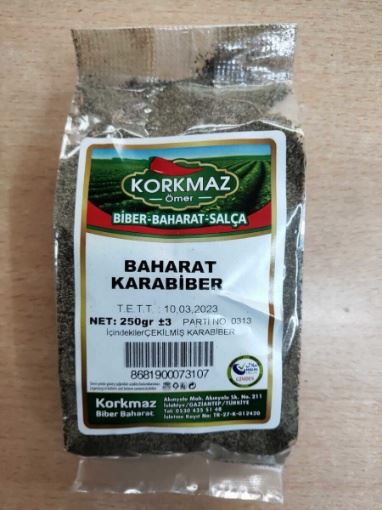 Korkmaz Ömer Karabiber 250 Gr resmi