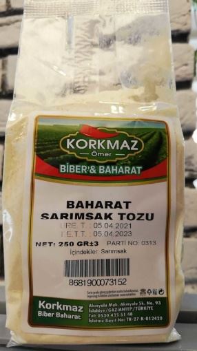 Korkmaz Ömer Sarımsak Tozu 250 Gr resmi