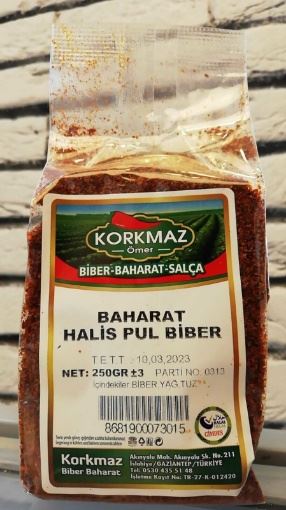 Korkmaz Ömer Halis Pul Biber 250 Gr resmi