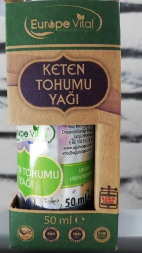 Europe Vital Keten Tohumu Yağı 50 Ml resmi