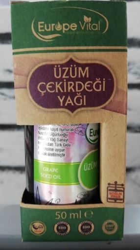 Europe Vital Üzüm Çekirdeği Yağı 50 Ml resmi