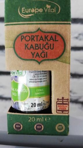 Europe Vital Portakal Kabuğu Yağı 20 Ml resmi