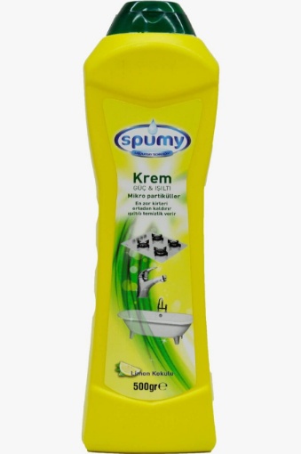 Spumy Çamaşır Suyu Katkılı Krem Temizleyici 500 Ml resmi