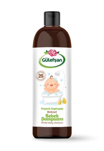 Gülefşan Bitkisel Organik Zeytinyağlı Bebek Şampuanı 400 Ml resmi