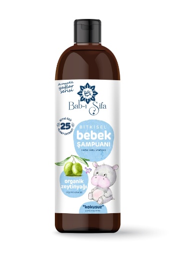 Babı Şifa Bitkisel Organik Zeytin Yağı Kokusuz Bebek Şampuanı 400 Ml resmi