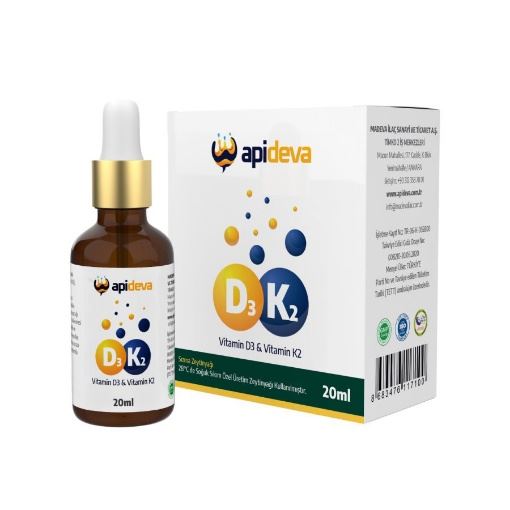 Apideva D3K2 Vitamini 20 Ml resmi