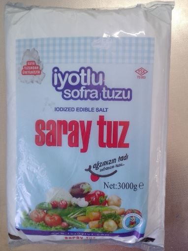 Saray İyotlu Tuz 3000 Gr resmi