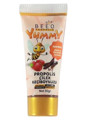 Beeo Yummy Propolis Çilek Keçiboynuzu 30 Gr resmi