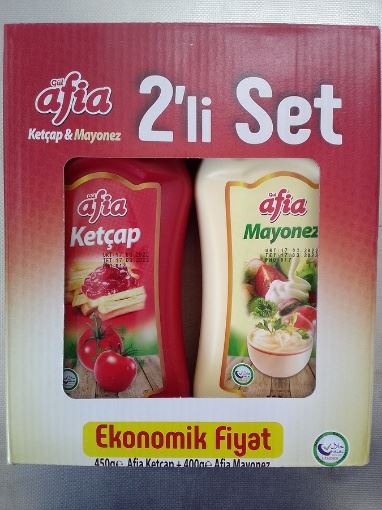 [Set] Afia Ketçap 450 Gr + Afia Mayonez 400 Gr resmi