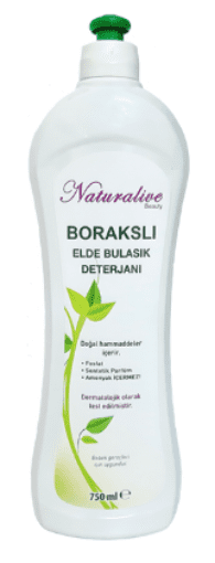 Naturalive Borakslı Elde Bulaşık Deterjanı 750 Ml resmi