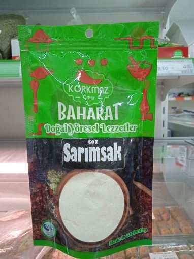 Korkmaz Ömer Sarmısak Tozu 100 Gr resmi