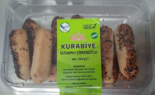 Gül Kurabiye Susamlı Çörekotlu 300 Gr resmi