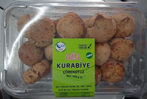 Gül Kurabiye Çörekotlu 300 Gr resmi