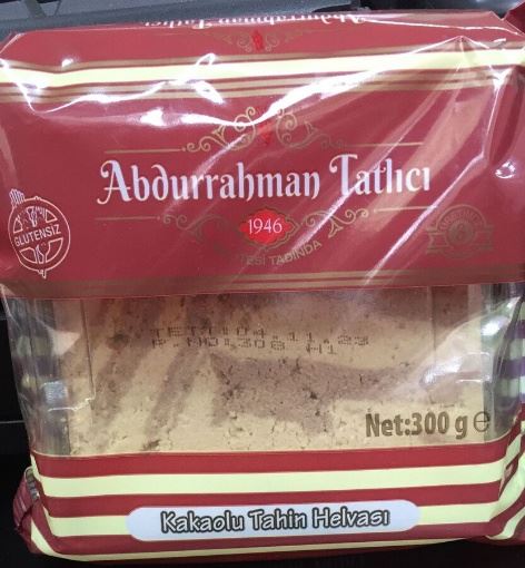 Abdurrahman Tatlıcı Kakaolu Tahin Helvası 300 Gr resmi