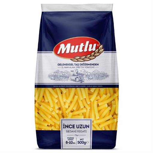 Mutlu Makarna Ince Uzun 500 Gr resmi