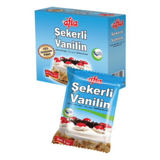 Afia Şekerli Vanilin 5 Gr (10'lu Paket) resmi