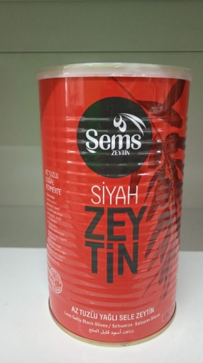 Şems Yağlı Sele Siyah Zeytin S 900 Gr resmi