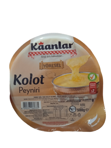 Kaanlar Kolot Peyniri Yarım Yağlı 500 Gr resmi