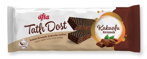 Afia Tatlı Dost Kakaolu Gofret 140 Gr resmi