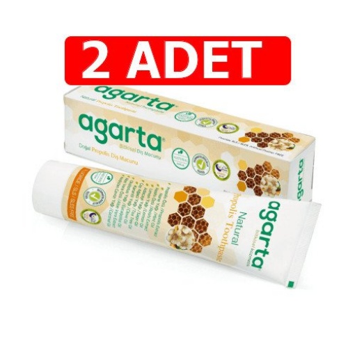 [Kampanya] Agarta Doğal Diş Macunu Propolisli 100 Ml  (2 Adet) resmi