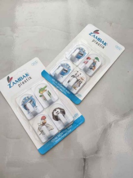 Zambak Yapışkanlı Askı Figürlü (4'lü Paket) için ayrıntıları göster Zambak Yapışkanlı Askı Figürlü (4'lü Paket) resmi