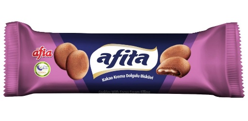 Afia Afita Kakao Krema Dolgulu Bisküvi 75 Gr resmi