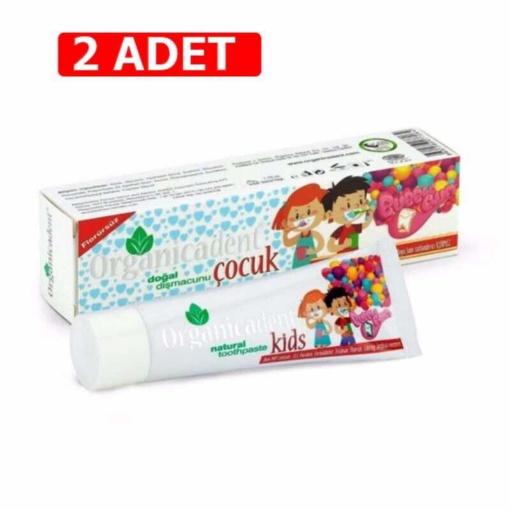 [Kampanya] Organicadent Doğal Çocuk Diş Macunu 50 Ml-75 Gr  (2 Adet) resmi