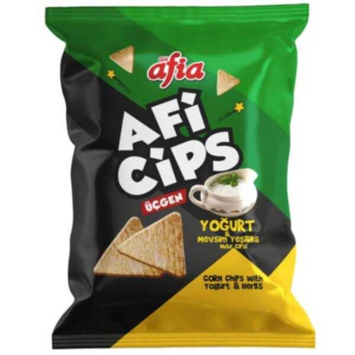 Aficips Yoğurt Ve Mevsim Yeşillikli Cips 40 Gr  resmi