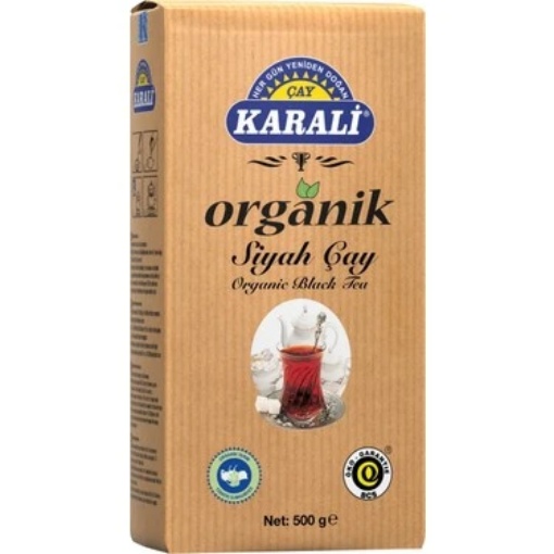 Karali Organik Siyah Çay 500 Gr resmi