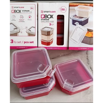 Qbox 3 Lü Saklama Kabı Pratik Kilitli 350 Ml için ayrıntıları göster Qbox 3 Lü Saklama Kabı Pratik Kilitli 350 Ml resmi