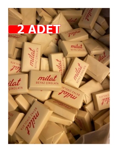 [Kampanya] Milat Napoliten Fildişi Çikolata (Dökme) 200 Gr  (2 Adet) resmi