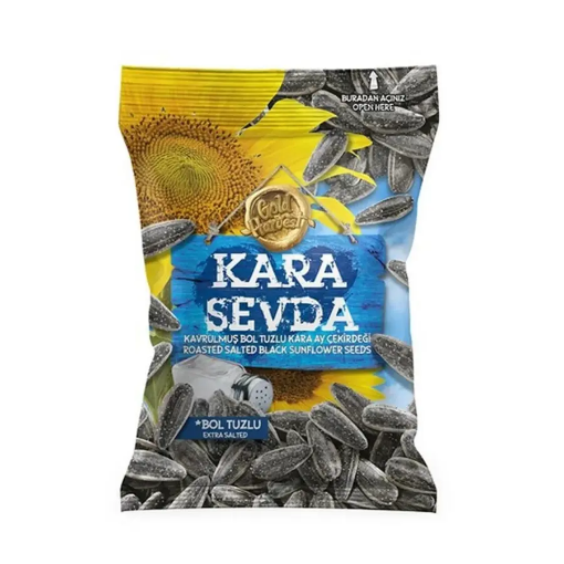 Kara Sevda Bol Tuzlu Kara Ay Çekirdeği 250gr resmi