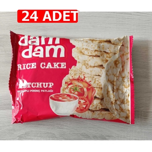 [Kampanya] Damdam Ketçaplı Pirinç Patlağı 32 Gr  (24 Adet) resmi