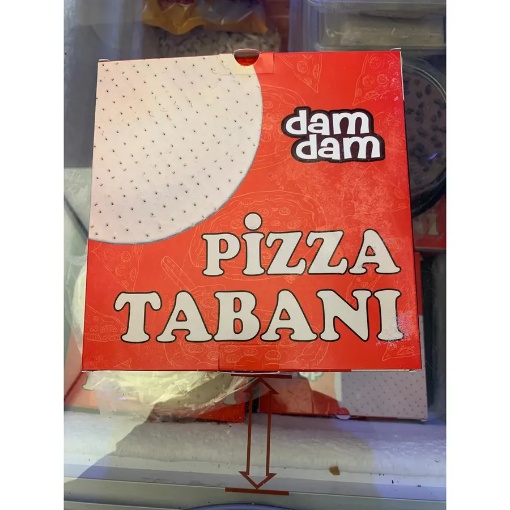 Damdam Piza Tabanı (5'li Paket) resmi