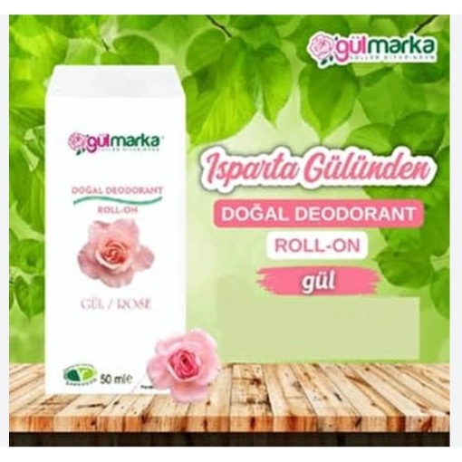 Gülmarka Doğal Deodorant Roll-On Gül 50 Gr resmi