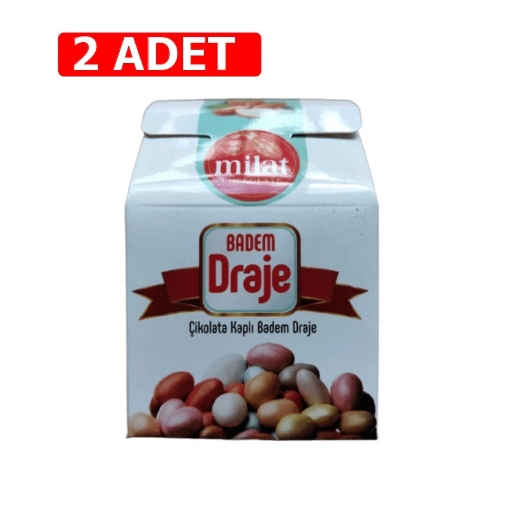 [Kampanya] Milat Çikolata Kaplı Badem Draje 75 Gr  (2 Adet) resmi