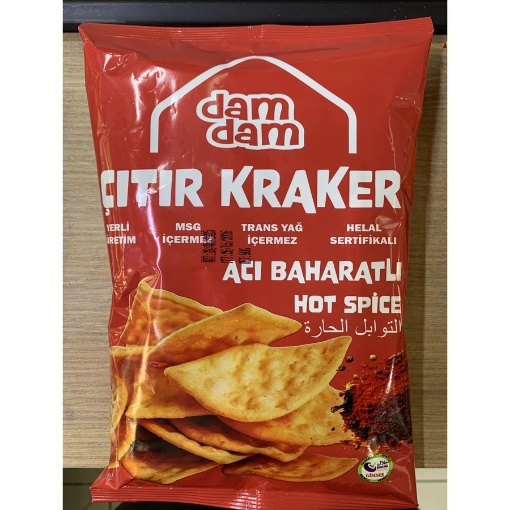 Damdam Acı Baharatlı Çıtır Kraker 100 Gr resmi