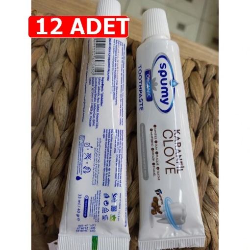 [Kampanya] 12 Al 10 Öde - Spumy Karanfilli Diş Macunu 33 Ml (12 Adet) resmi