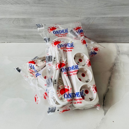 Önder 3'lü Priz 2 m resmi